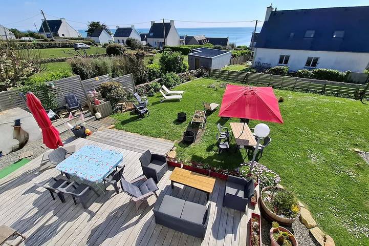 Maison de vacances pour 5 personnes, avec jardin dans Port de Pors Poulhan