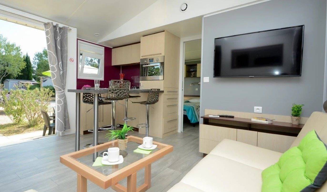 Zecamping 4* espace aquatique animations locatif Tv 38m2 4 pers in Grimaud, Côte méditerranéenne (France)
