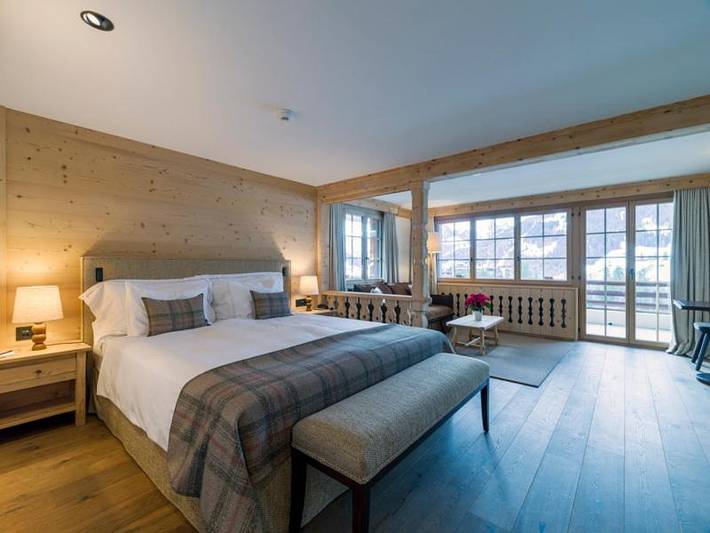 Hôtel pour 2 personnes, avec vue ainsi que sauna et terrasse, animaux acceptés dans Gstaad - 2