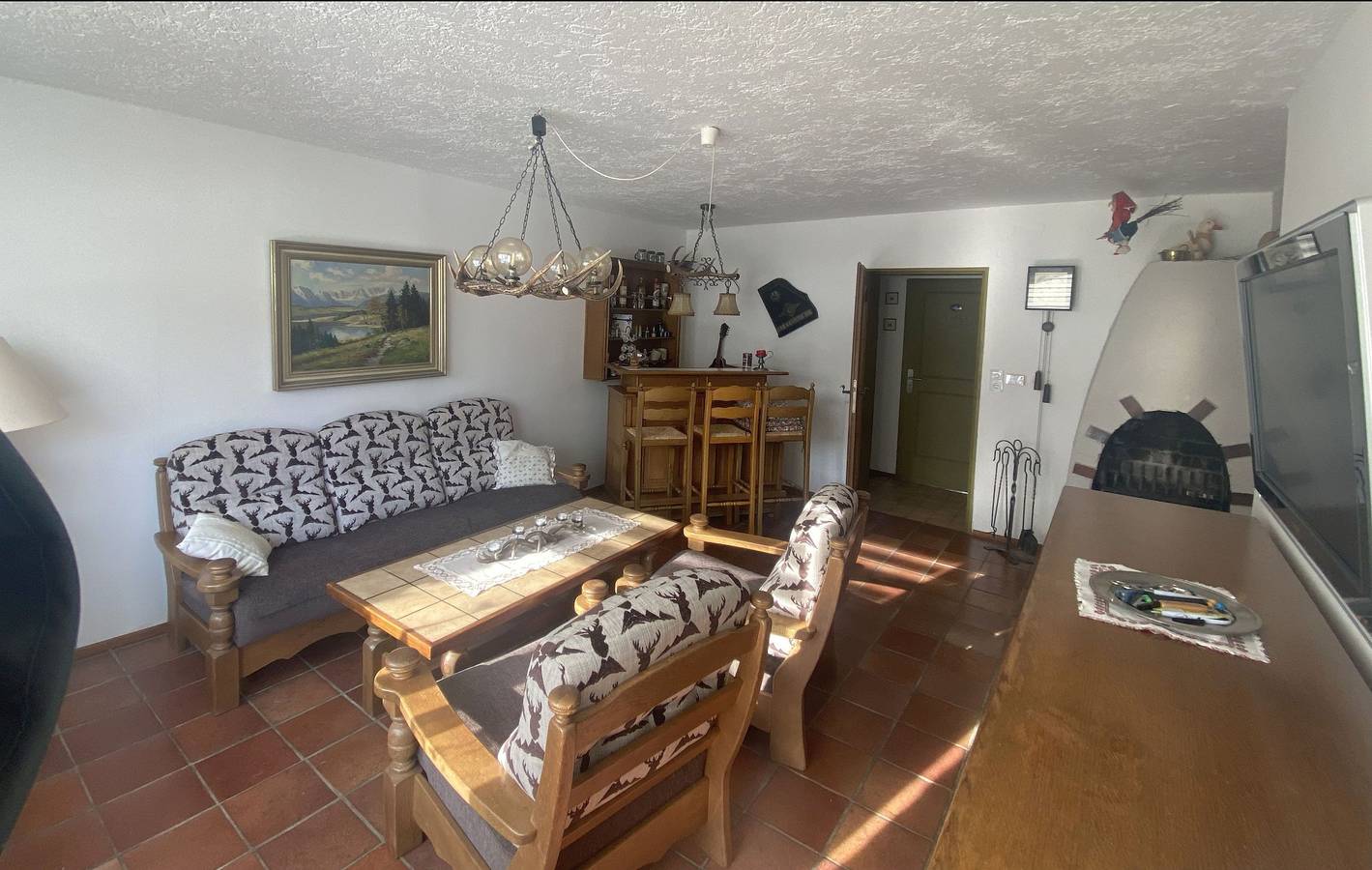 Ganze Ferienwohnung, Haus Monika in Übersee am Chiemsee - Ferienwohnung, 100 qm 2-6 Personen, Terrasse in Übersee, Chiemsee