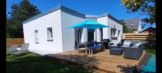 Gîte pour 6 personnes, avec jardin à Saint-Pair-sur-Mer