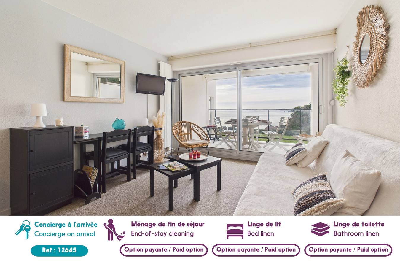 Apartamento entero, Appartement 4 personnes vue mer et balcon in Pornic, Côte de Jade