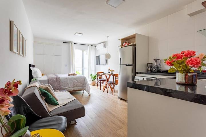 Apartamentos para temporada para 3 pessoas, com jardim e balcão - 1