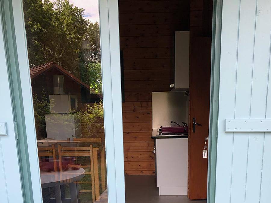 Camping du Lac de Saint-Pardoux - Chalet 4 personen - Chalet Adrien 30m² - Angepasst an Personen mit eingeschränkter Mobilität in Saint-Pardoux, Bellac und Umgebung