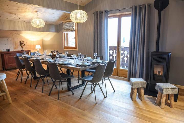 Chalet voor 14 personen, met tuin en uitzicht in Les Deux Alpes