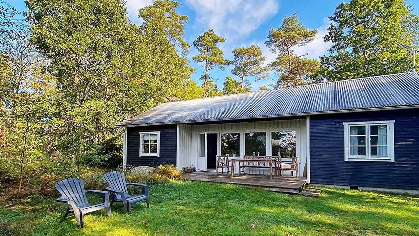 Ferienhaus für 4 Personen, mit Terrasse und Ausblick in Schweden