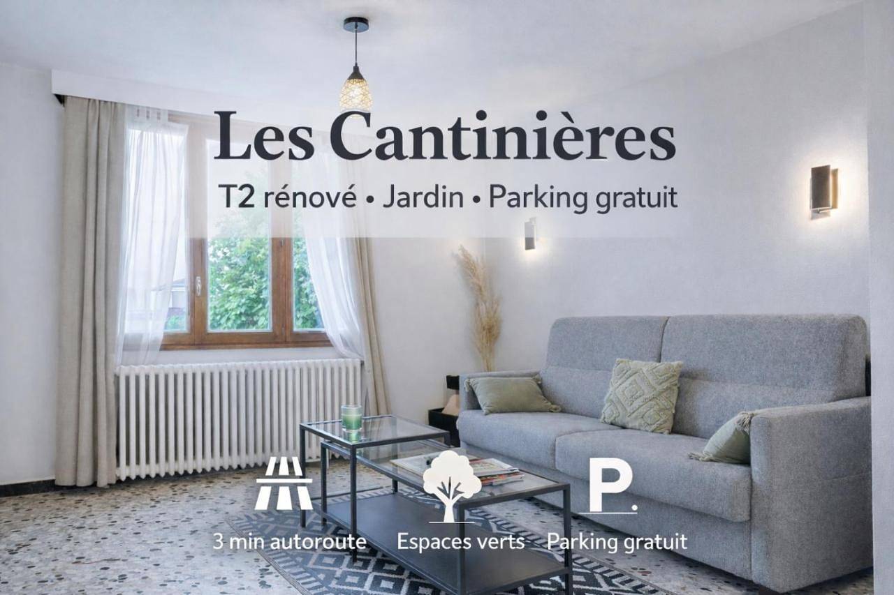 Appartement entier, Les Cantinières - Bourgoin Jallieu - Jardin Privé in Ruy, Région de La Tour-du-Pin