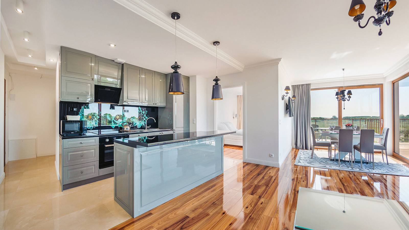 Cały apartament wypoczynkowy, Apartament wakacyjny dla 6 osób z basen in Kołobrzeg, Morze Bałtyckie