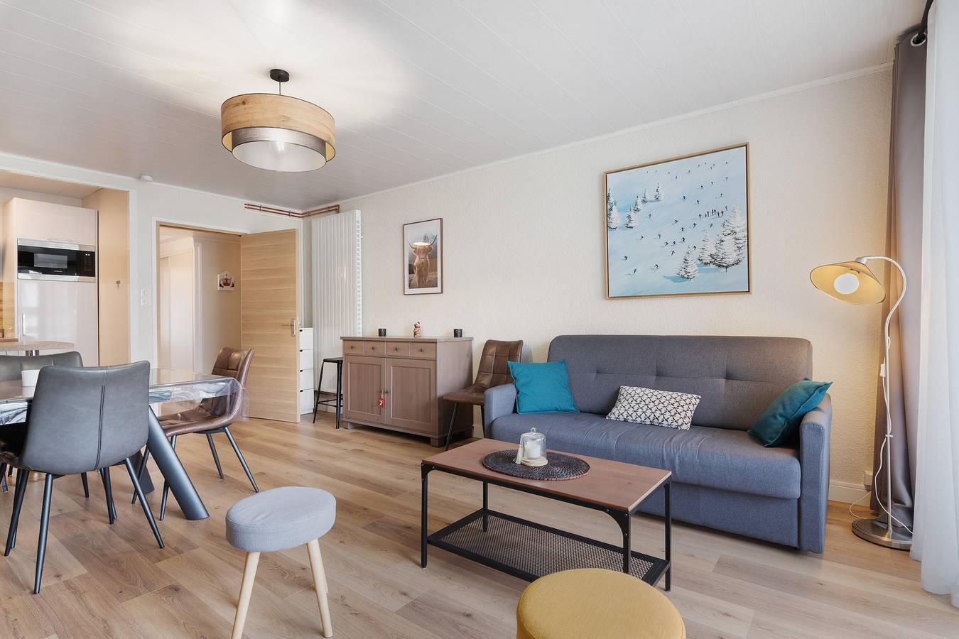 Appartement entier, Appartement 'Les Gemaux 2' à Villard-de-Lans, 6 personnes, 1 chambre principale et une chambre cabie in Villard-de-Lans, Parc naturel régional du Vercors