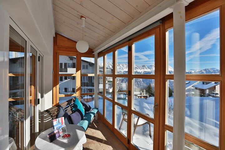 Ganze Ferienwohnung, Ferienwohnung Steinröschen - 3.5 Zimmerwohnung Bad/Dusche/Terrasse in Flumserberg, Flums