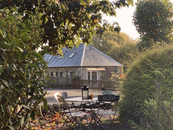 Maison de vacances pour 6 personnes, avec Jacuzzi et Terrasse ainsi que Jardin et Vue à Langoat