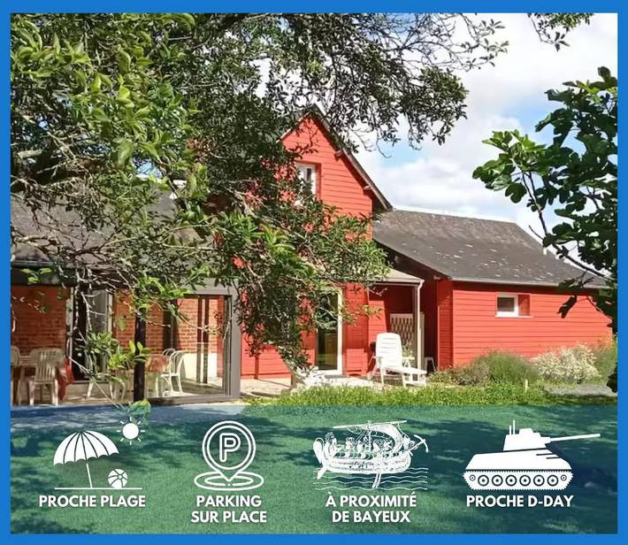 Maison de vacances pour 6 personnes, avec jardin et vue