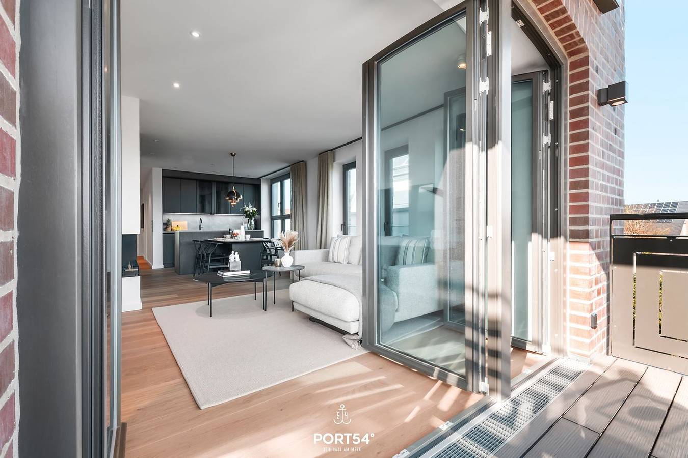 Ganze Wohnung, Riverside Suite Neue und exklusive Suite für 4 Personen mit Balkon und Sauna in List (Sylt), Sylt