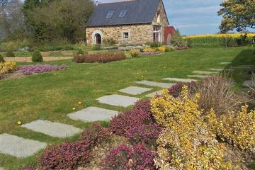 Gîte pour 6 personnes, avec terrasse et jardin à Pédernec