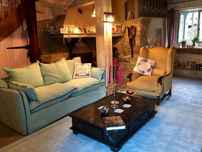 Chambre d’hôte pour 2 personnes, avec Terrasse ainsi que Jardin et Sauna à Puivert