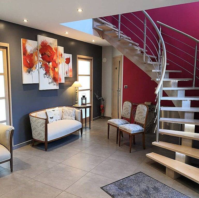 Le Clos des Pommiers, chambres d'hôtes & Spa - Chambre Romantique in Tracy-sur-Mer, Région de Bayeux