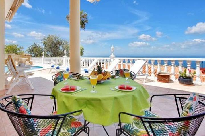 Casa rural para 6 personas, con terraza y piscina en Santiago del Teide