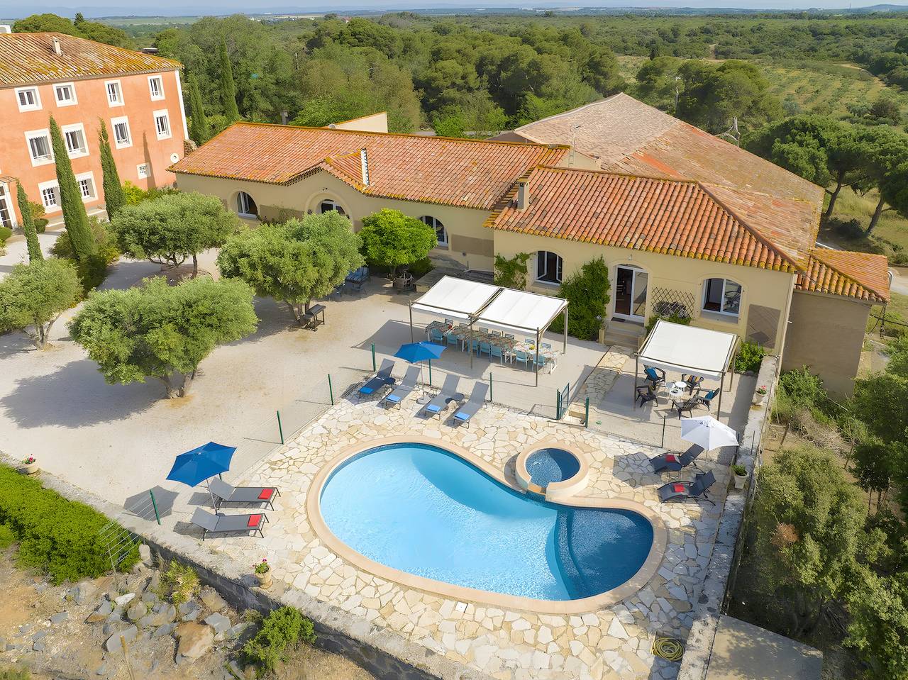 Ferienhaus 'Les Flamants' mit Meerblick, Wlan und Klimaanlage in Portiragnes, Côte d'Améthyste
