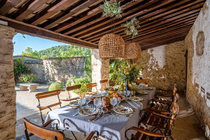 Villa pour 16 personnes, avec jardin ainsi que piscine et vue - 1