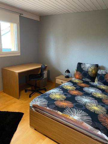 Cottage pour 2 personnes, avec vue ainsi que terrasse et jardin à Bulle