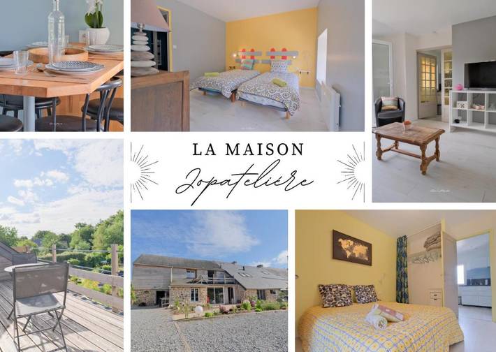 Gîte pour 4 personnes, avec Balcon et Terrasse à Mohon