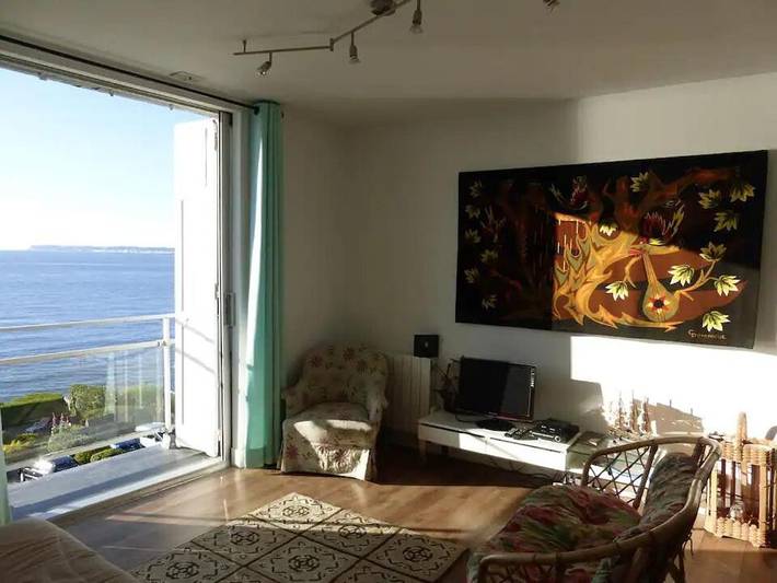 Gîte pour 3 personnes, avec terrasse ainsi que jardin et vue à Villerville - 2