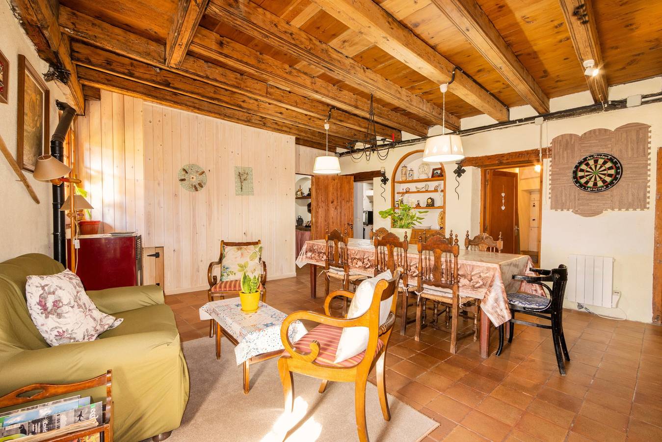 Ferienhaus "Cal Barral" mit Bergblick, Balkon und Wlan in Cava, Katalanische Pyrenäen