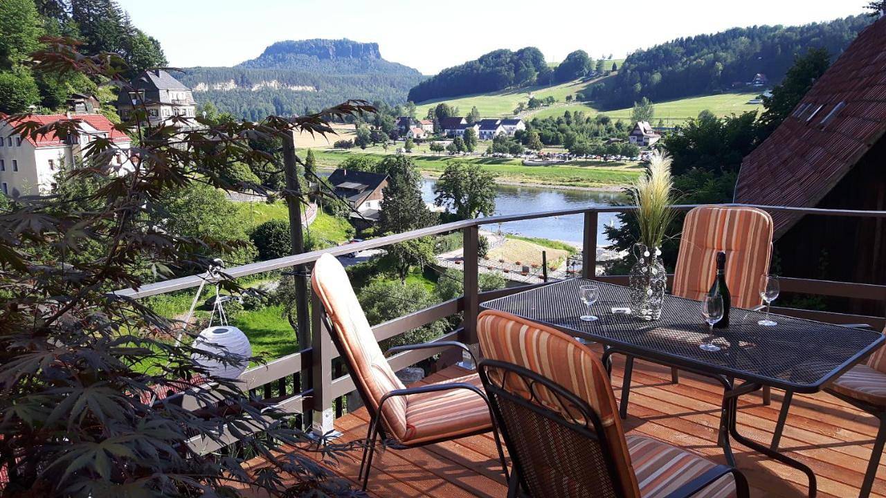 Ganze Wohnung, Apartment with Terrace in Rathen, Elbsandsteingebirge