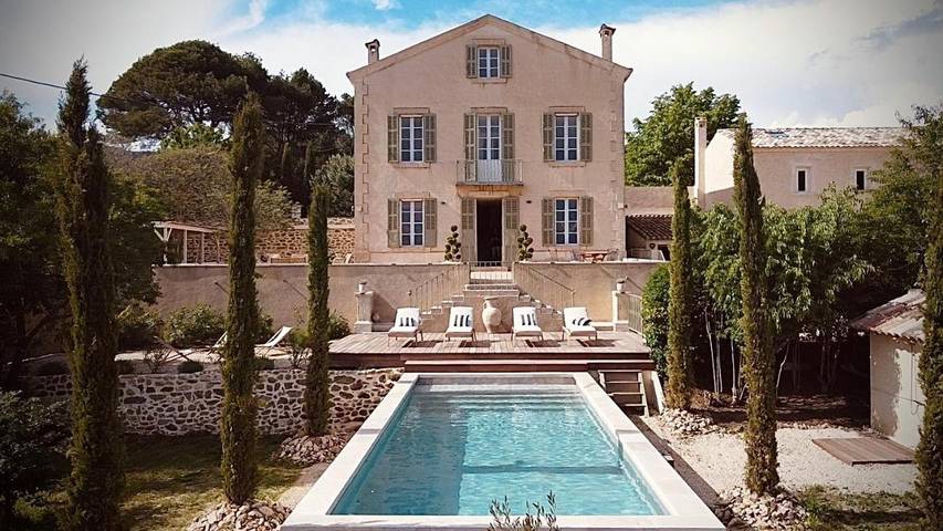 Villa pour 10 personnes, avec vue ainsi que jardin et piscine - 1
