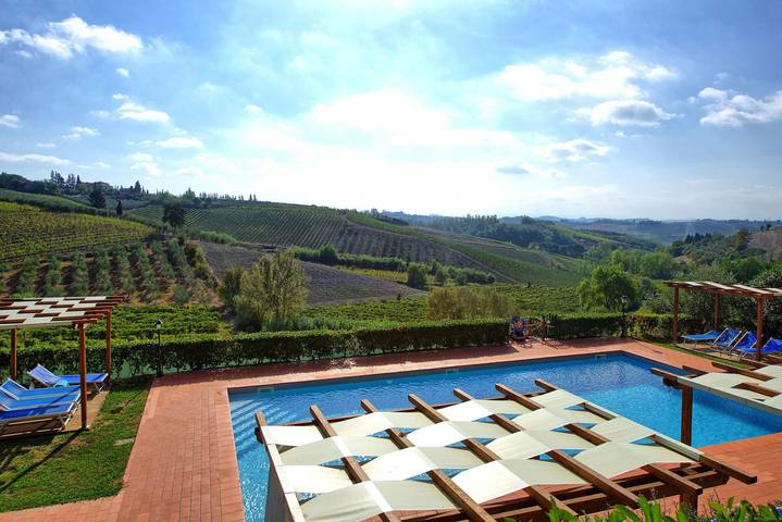 Appartement de vacances entier, Appartement de vacances pour 4 personnes avec piscine in Gorgognano, Certaldo