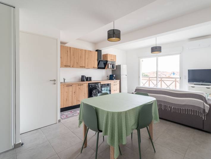Gîte pour 4 personnes, avec balcon dans Mimizan Plage