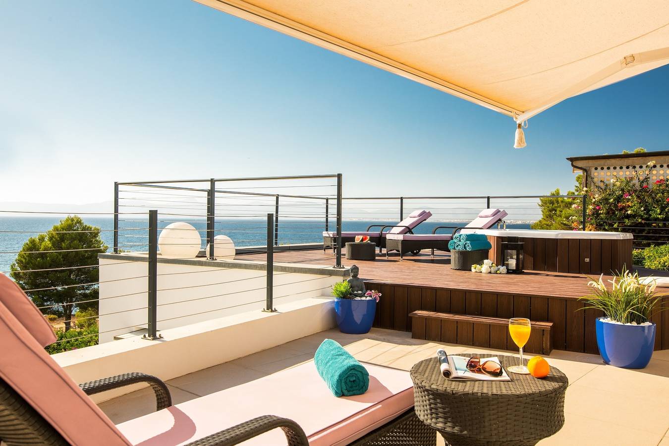 Maison de vacances pour 6 personnes avec vue in Cala Blava, Llucmajor