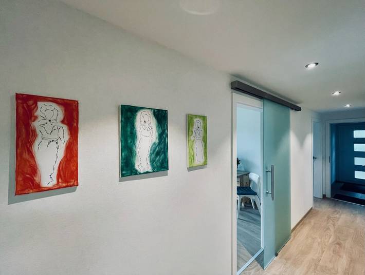 Apartamento entero, Apartamento 'Ferienwohnung Johanna' con terraza compartida y Wi-Fi in Löhnberg, Distrito de Limburg-Weilburg