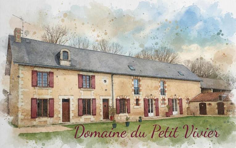 Maison d’hôte pour 6 personnes, avec vue ainsi que terrasse et jardin à Mirebeau