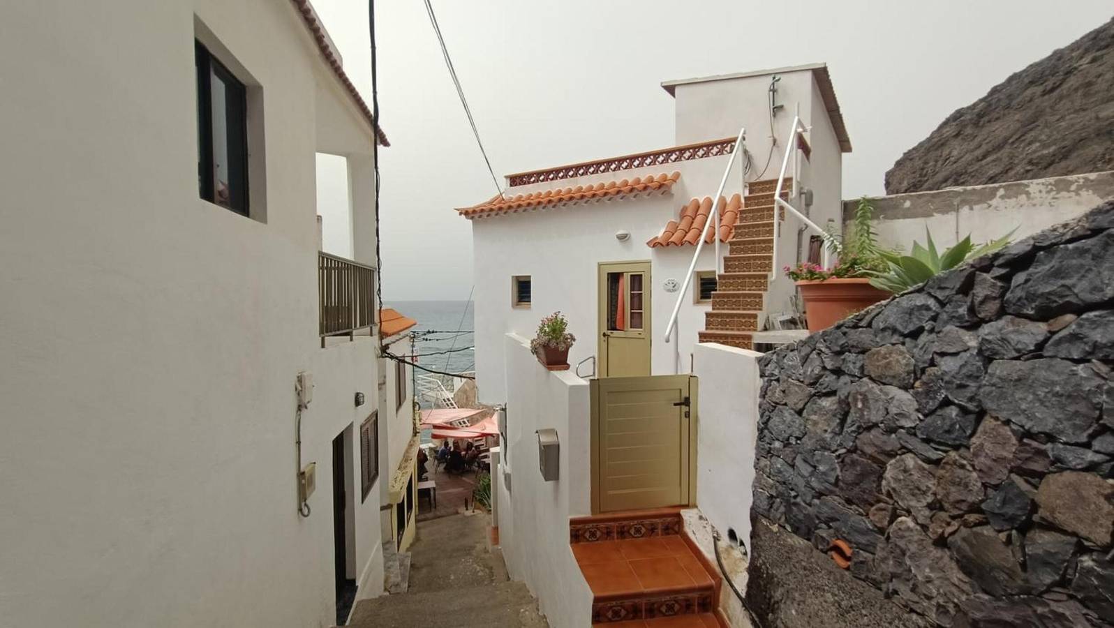 Ganze Wohnung, Alquilaencanarias Casa La Playa La Gomera – Meerblick, Balkon, nahe Playa de Alojera in Alojera, Vallehermoso