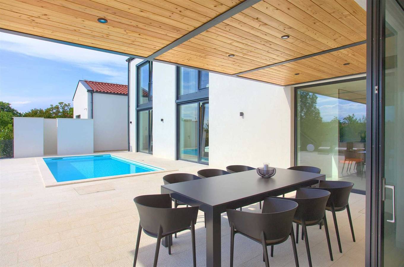 Casa Forma mit beheiztem Pool und Luxus von 5 Sternen in Klimno, Krk
