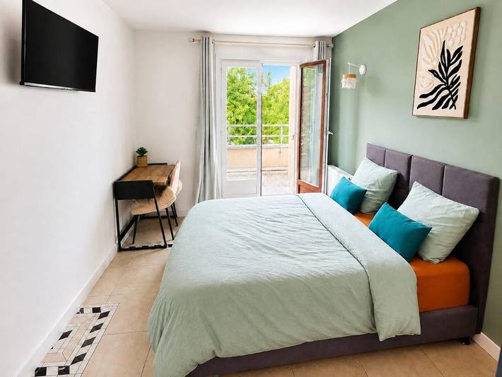 Maison d’hôte pour 2 personnes, avec Balcon et Terrasse