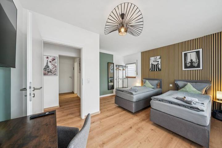 Ferienwohnung für 5 Personen, mit Balkon und Ausblick in Walldürn