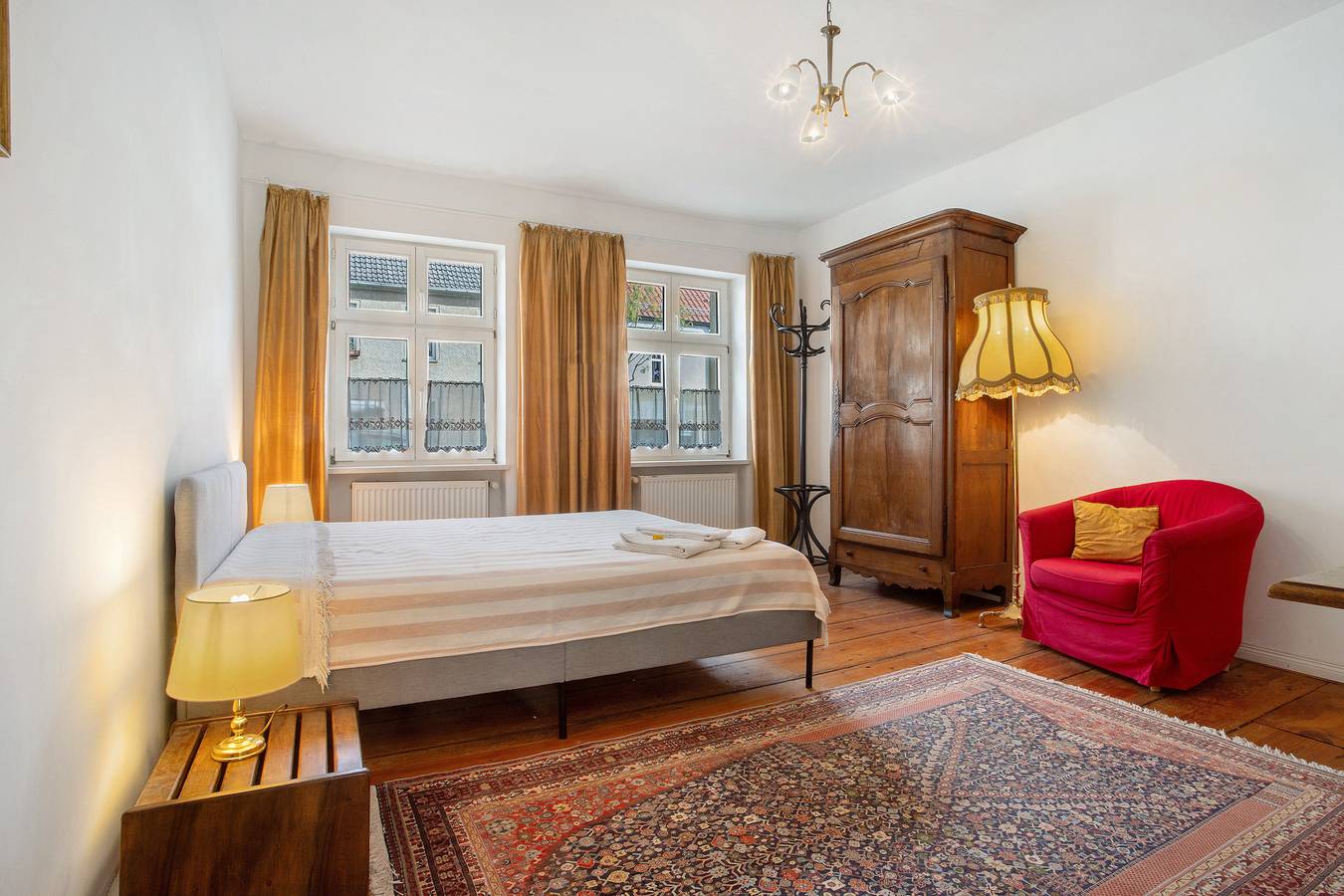Ganze Wohnung, Ferienwohnung Nr. 3" mit gemeinsamer Terrasse, Gemeinschaftsgarten und Wi-Fi in Lychensee, Lychen