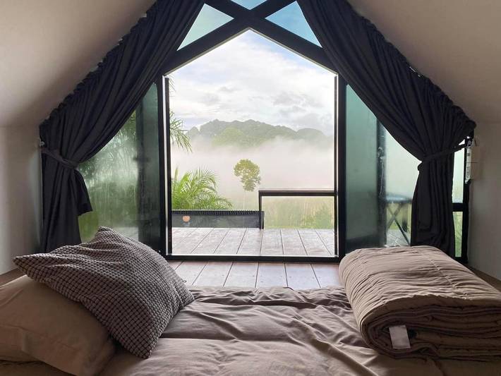 Camping para 2 personas, con jardín además de balcón y vistas - 1