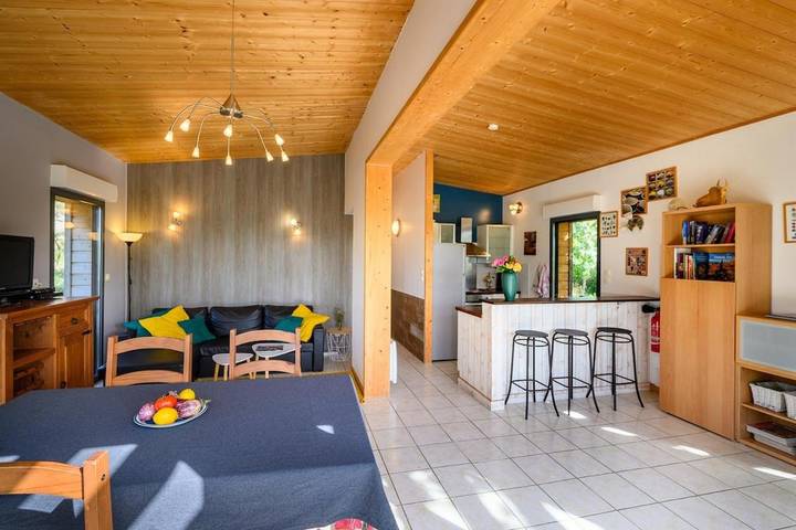 Maison de vacances pour 5 personnes, avec piscine ainsi que vue et jardin