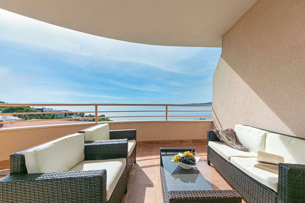 Cały apartament, Dwupokojowy apartament z tarasem i widokiem na morze Brela, Makarska (A-20066-a) in Brela, Riwiera Makarska