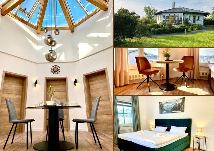 Ferienhaus für 10 Personen, mit Ausblick und Garten, mit Haustier