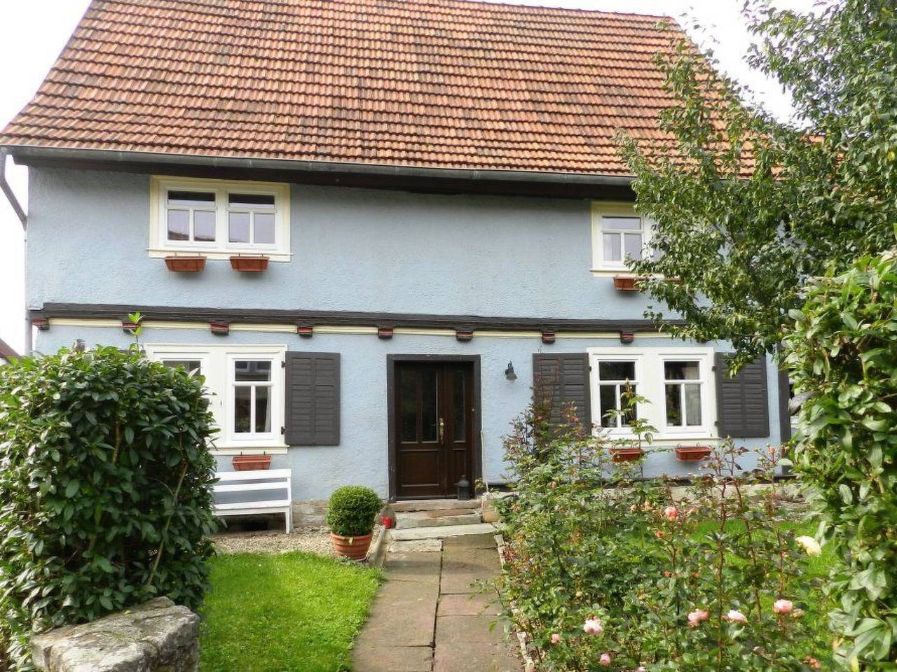 Fachwerkhaus mit Garten, Grill und Terrasse in Hörselberg-Hainich, Hainich