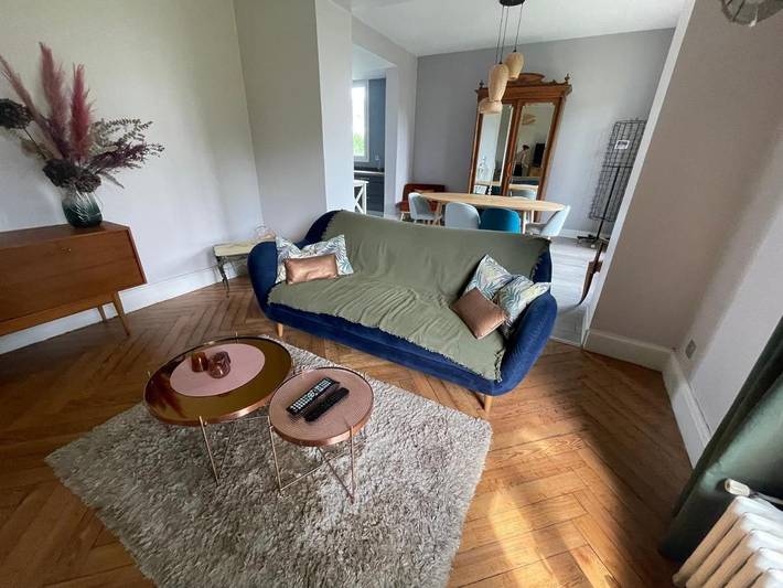 Appartement de vacances pour 4 personnes, avec terrasse ainsi que jardin et vue