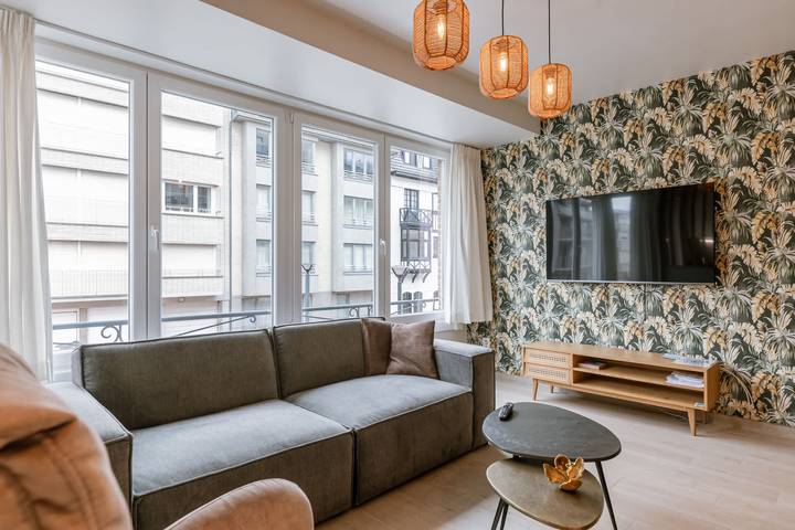 Appartement de vacances pour 6 personnes, avec Vue sur l’océan et Jardin