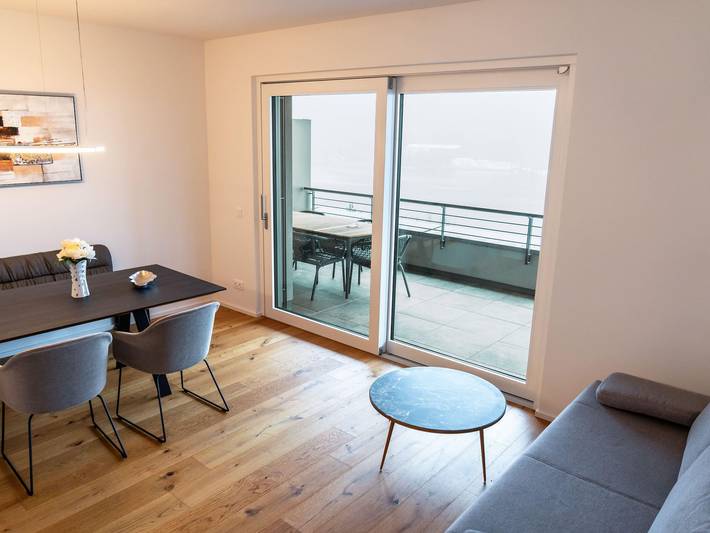 Ferienwohnung für 6 Personen, mit Seeblick und Terrasse, kinderfreundlich