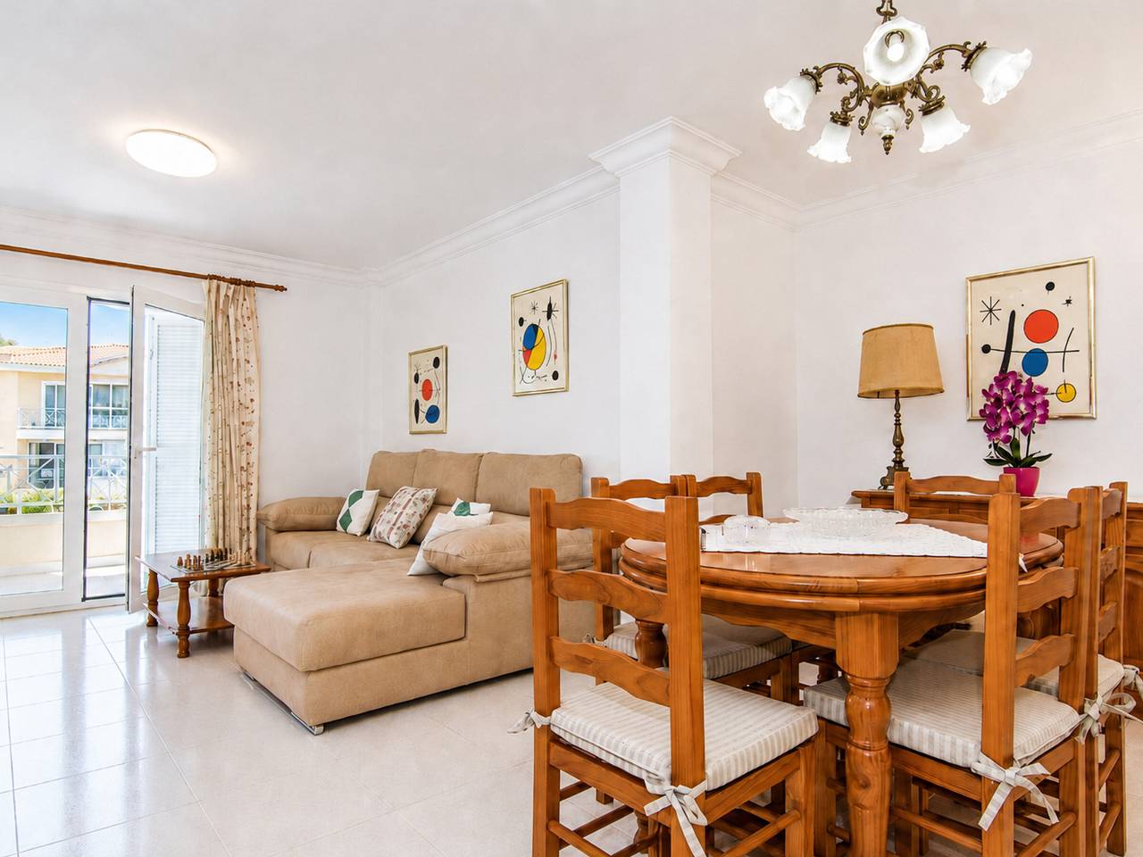 Ganze Wohnung, Apartment mit Meerblick - 6 Pers. in Can Picafort, Santa Margalida