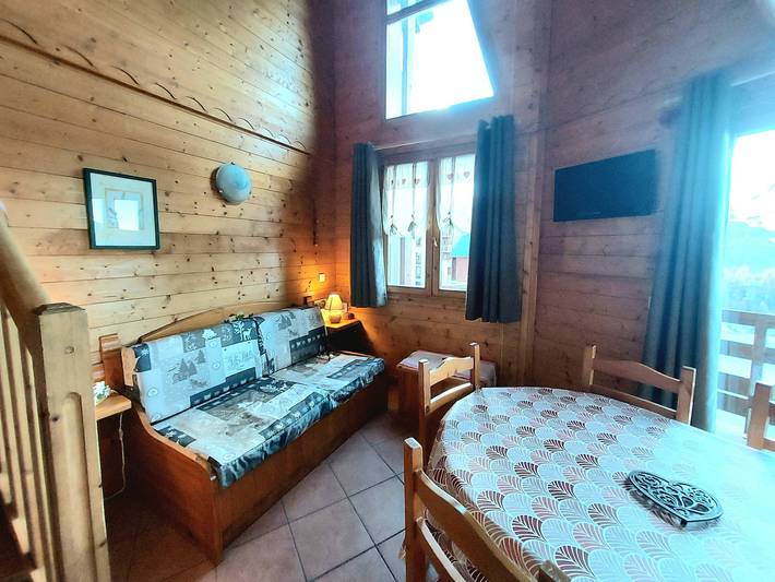 Gîte pour 6 personnes, avec Balcon à Mâcot-la-Plagne