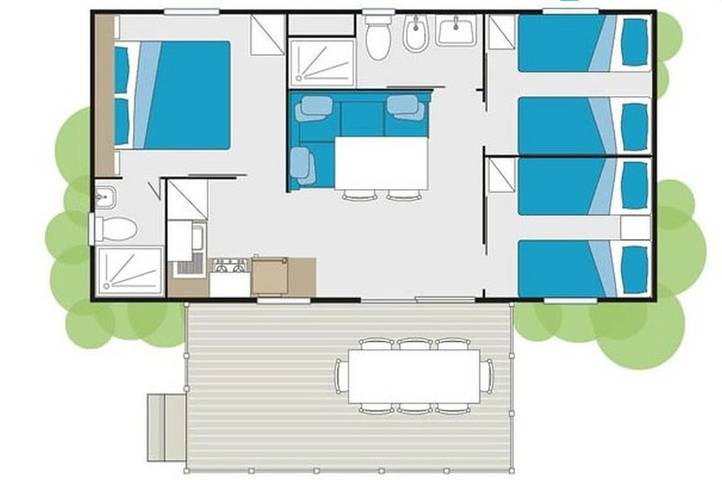 Ferienpark für 8 Personen, mit Pool, kinderfreundlich an der Adriatisches Meer - 2